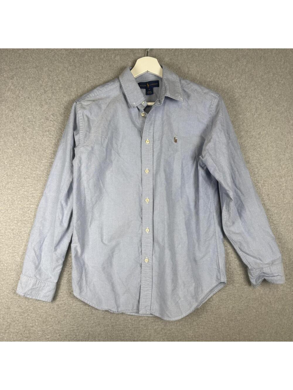 Ralph Lauren boys Size 16 Button Down Long Sleeve Button Down Shirt